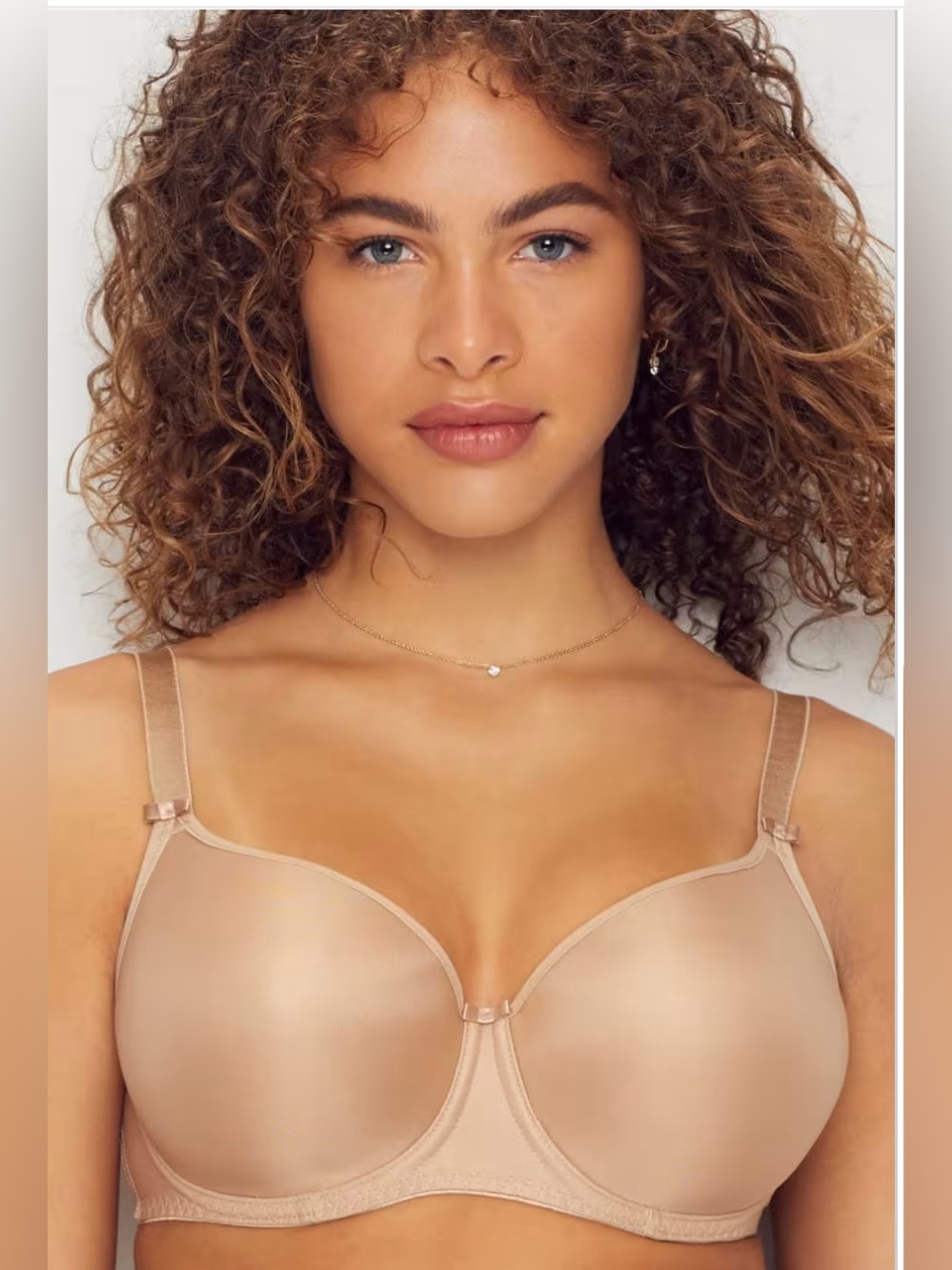 NWT Fantasie Smoothing T-Shirt Bra Nude Molded Cup 38DDD 38 E